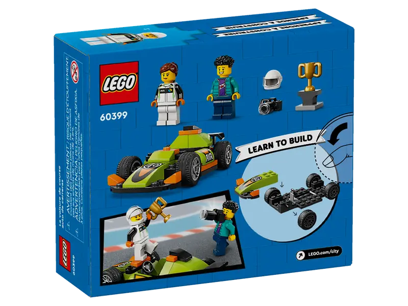 Load image into Gallery viewer, Lego City Green Race Car 56pc
