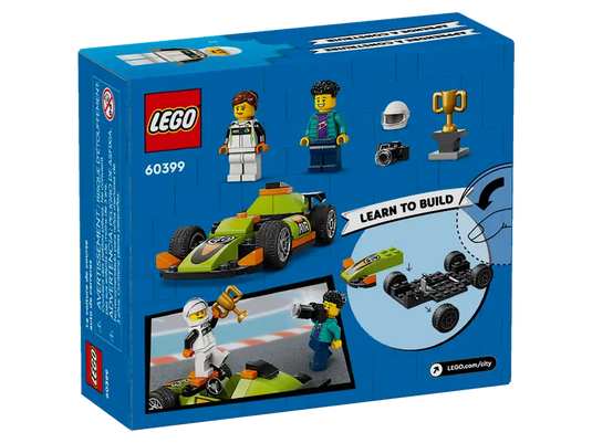 Lego City Green Race Car 56pc