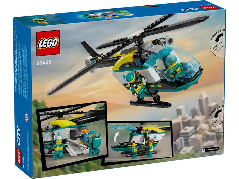 Load image into Gallery viewer, Lego City Emergency Rescue Helicopter 226pc
