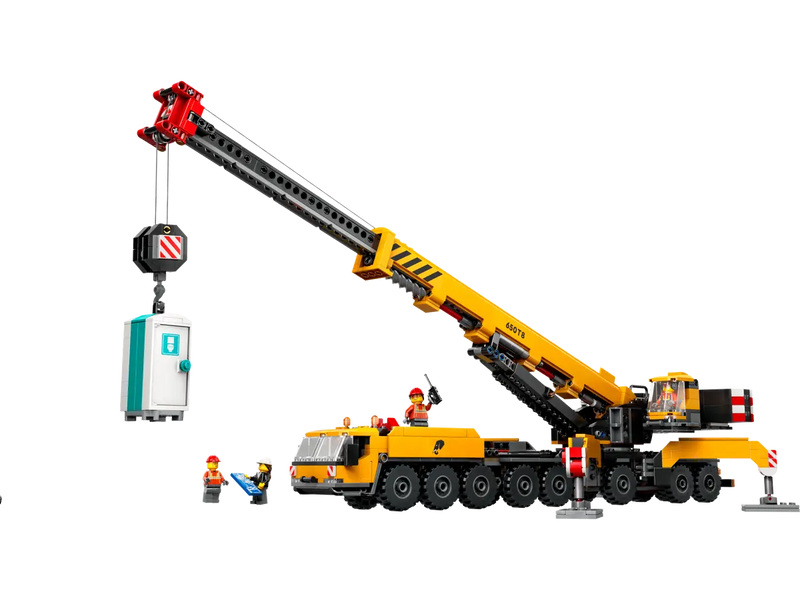 Load image into Gallery viewer, Lego City Yellow Mobile Construction Crane
