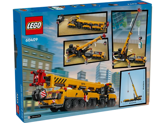 Lego City Yellow Mobile Construction Crane