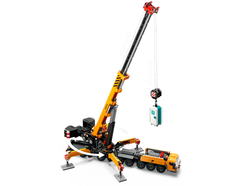 Load image into Gallery viewer, Lego City Yellow Mobile Construction Crane
