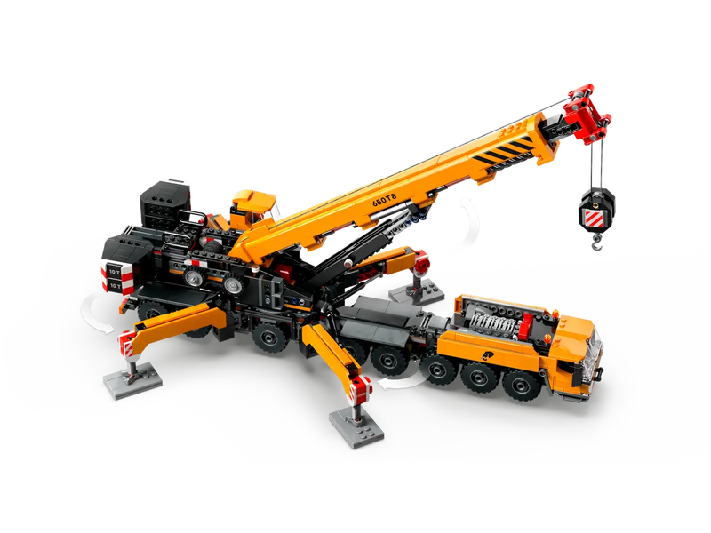 Load image into Gallery viewer, Lego City Yellow Mobile Construction Crane
