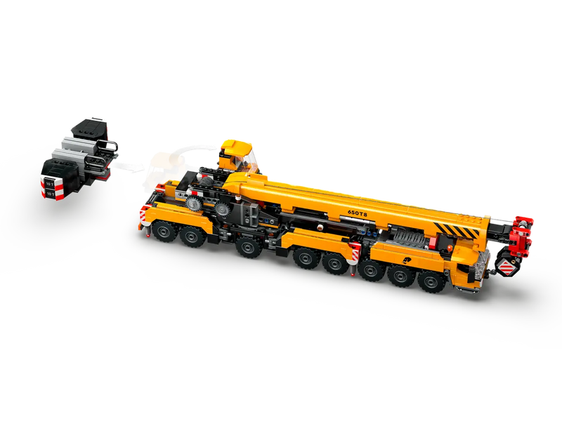 Load image into Gallery viewer, Lego City Yellow Mobile Construction Crane
