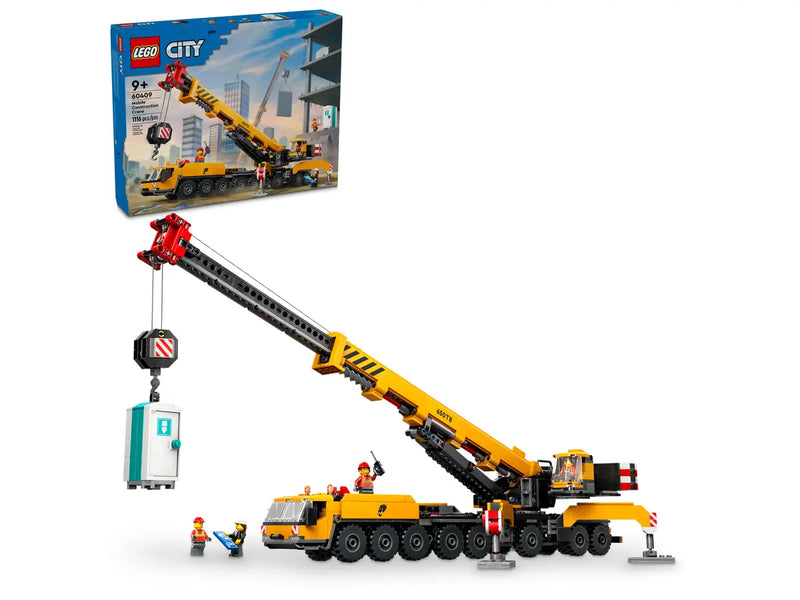 Load image into Gallery viewer, Lego City Yellow Mobile Construction Crane
