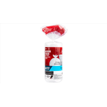 Ace 8 gal No Scent Kitchen Trash Bags Flap Tie 40 pk