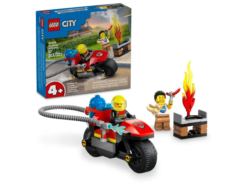 Load image into Gallery viewer, Lego City Fire Rescue Motorcycle 57pc
