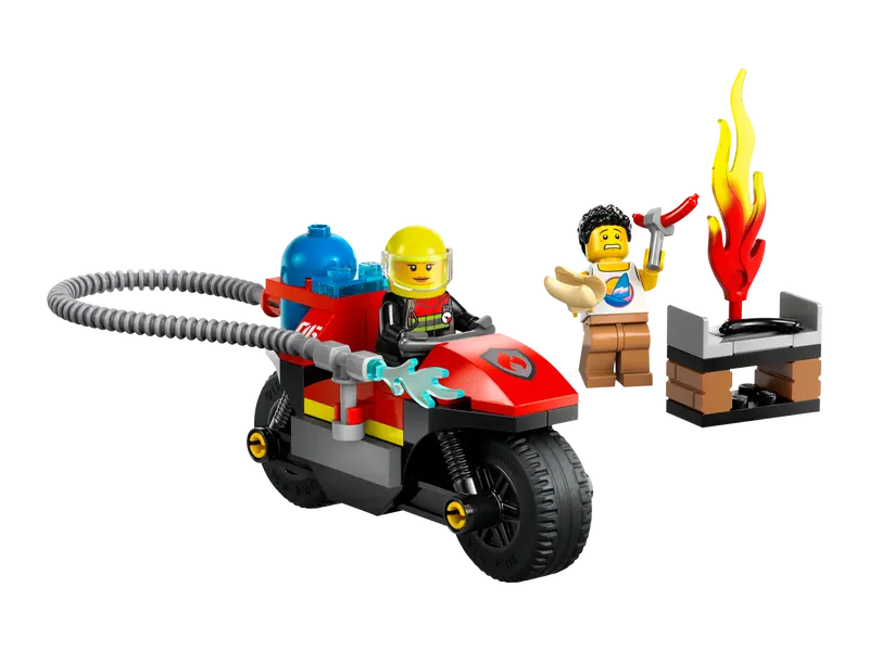 Load image into Gallery viewer, Lego City Fire Rescue Motorcycle 57pc
