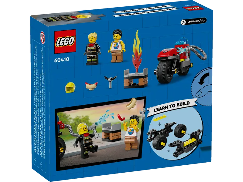 Load image into Gallery viewer, Lego City Fire Rescue Motorcycle 57pc
