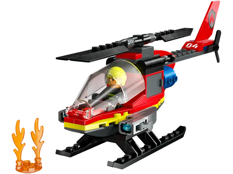 Load image into Gallery viewer, Lego City Fire Rescue Helicopter 85pc
