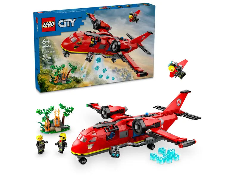 Load image into Gallery viewer, Lego City Fire Rescue Plane 478pc
