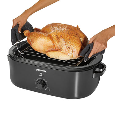 Proctor Silex Black Aluminized Steel 18 qt Electric Roaster
