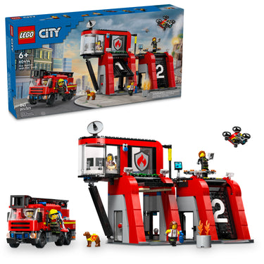 LEGO® City Fire Station with Fire Truck
