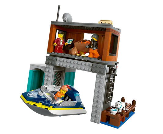 Lego City Police Speedboat and Crooks' Hideout 311pc