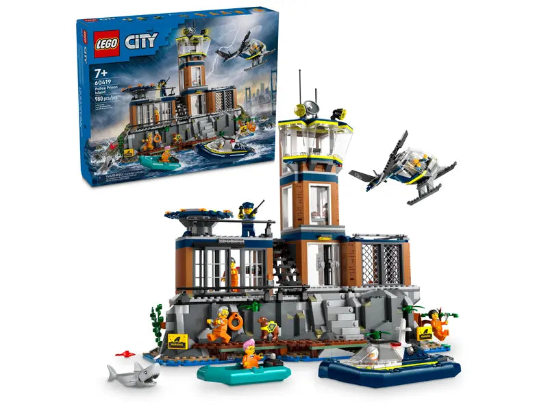 Load image into Gallery viewer, Lego City Police Prison Island 980pc
