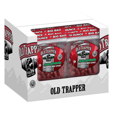 Old Trapper Jalapeno Beef Deli Sticks 15 oz Bagged
