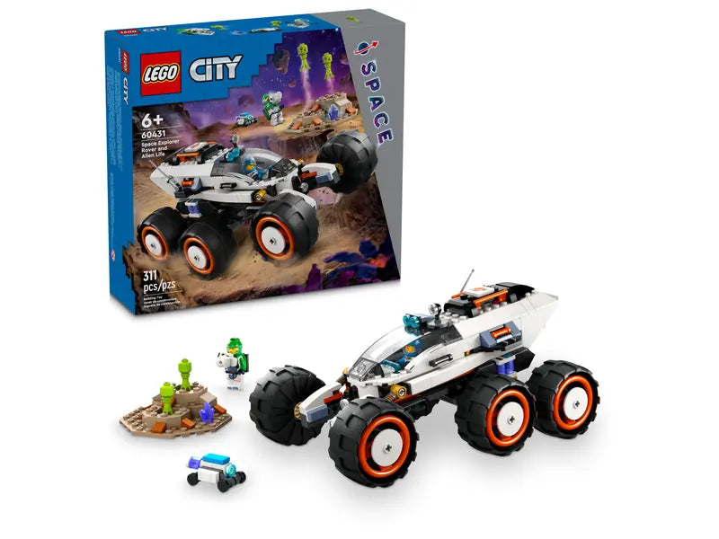 Load image into Gallery viewer, Lego City Space Explorer Rover and Alien Life 311pc
