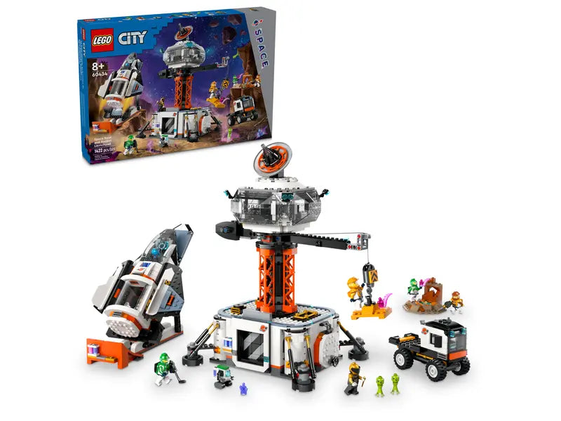 Load image into Gallery viewer, Lego City Space Base and Rocket Launchpad 1422pc
