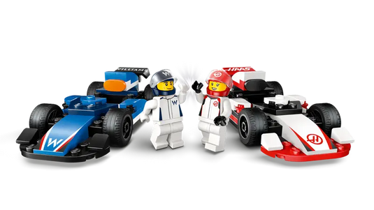 LEGO F1® Williams Racing & Haas F1® Race Cars