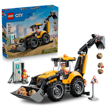 LEGO® City Yellow Backhoe Loader