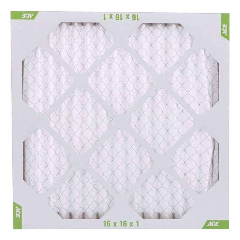 Load image into Gallery viewer, Ace 16 in. W X 16 in. H X 1 in. D Synthetic 8 MERV Pleated Air Filter 1 pk
