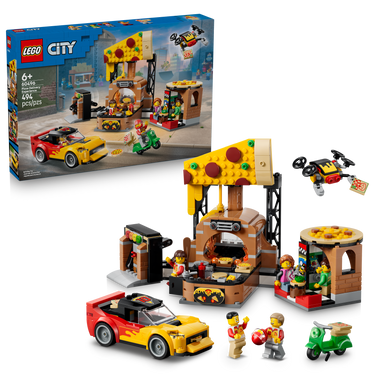 LEGO® City Pizza Delivery Experience with Vehicles