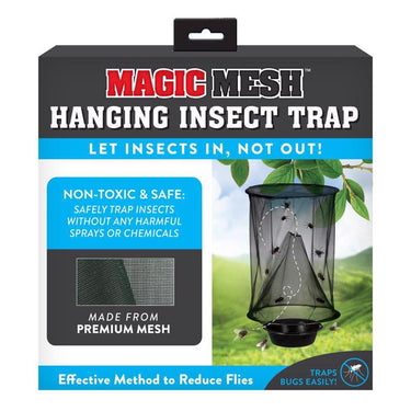 Magic Mesh Hanging Insect Trap Mesh/Plastic/Stainless 1 pk