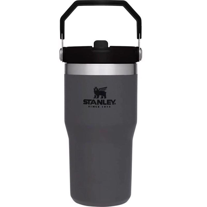 Stanley The IceFlow 20 oz Double-wall vacuum insulation Charcoal BPA Free Insulated Straw Tumbler