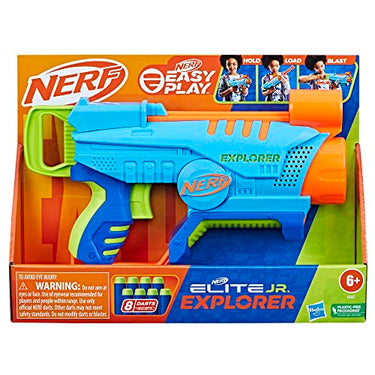 NERF ELITE JR EXPLORERNerf Elite Junior Explorer Easy-Play Toy Blaster Easy Hold & Load & Blast