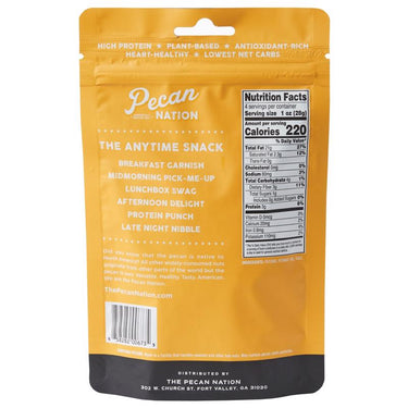 Pecan Nation Roasted Salted Pecans 4 oz Pouch