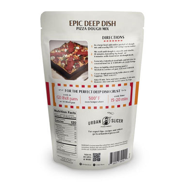 Urban Slicer Pizza Worx Pizza Dough Epic Deep Dish Pizza Dough Mix 13.2 oz