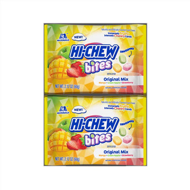 Hi-Chew Bites Green Apple/Mango/Strawberry Chewy Candy 2.12 oz