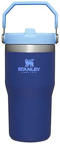 Stanley The IceFlow 20 oz Lapis BPA Free Double-wall vacuum insulation Insulated Straw Tumbler