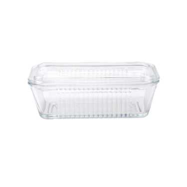 Lifetime Clear Glass Multi Function Butter Dish 1 pk