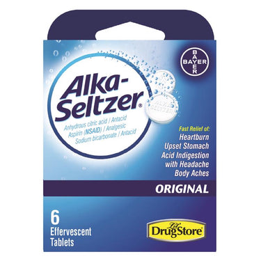 Alka Seltzer Original Antacid 6 ct 6 pc
