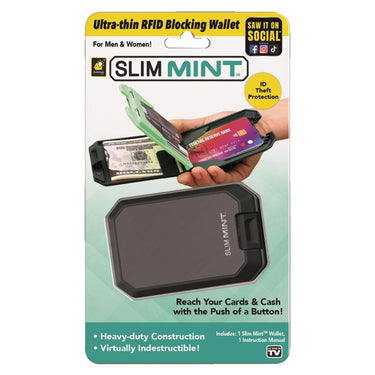 As Seen On Tv Ultra-thin RFID Blocking Slim Mint Wallet 1 pk