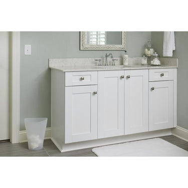 Rubbermaid Spa Works 2.25 gal Clear Plastic Vanity Wastebasket