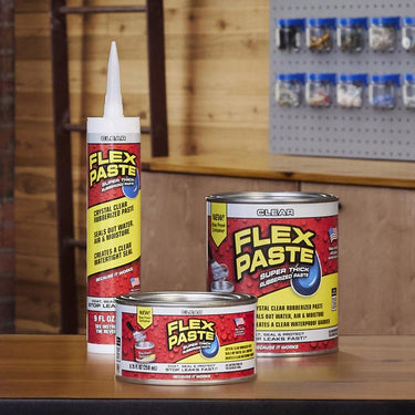 Flex Seal Family of Products Flex Paste Clear Rubberized Paste 9 fl. oz.