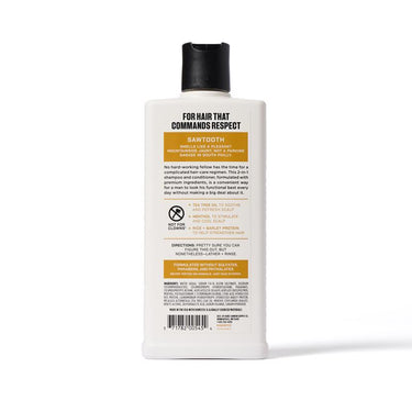 Duke Cannon Sawtooth Alpine Air + Cedarwood Scent Shampoo Plus Conditioner 14 oz 1 pk