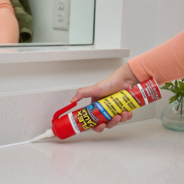 Flex Seal Family of Products Flex Caulk White Silicone All Purpose Caulk Sealant 6.5 oz
