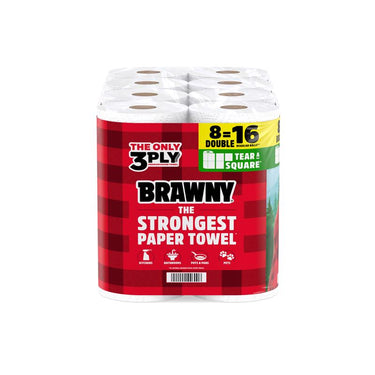 Brawny Paper Towels 76 sheet 3 ply 8 pk