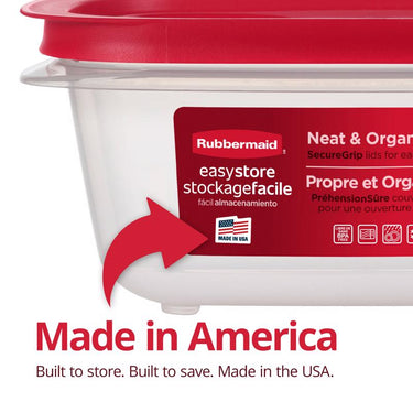 Rubbermaid Easy Store 5.94 cups Clear Food Container and Lid 1 pk