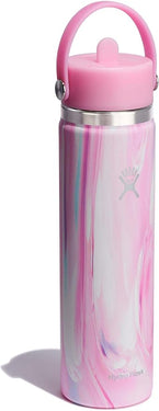 Hydro Flask 24oz Wide Flex Straw Cap Bottle (Jelly Pink)