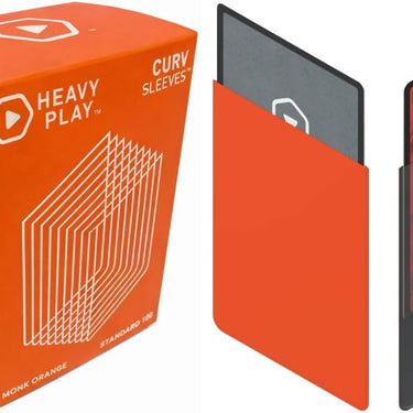 Curved Card Sleeves - Standard Size - Monk Orange by Heavy Play