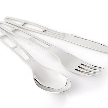 GSI Outdoors Glacier Stainless 3 pc. Cutlery Set