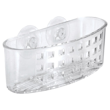 iDesign Clear Plastic Sponge and Scrubber Holder