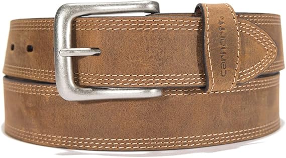 Carhartt 54 Leather Tripple Stich Belt - Brown