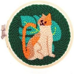 Kikkerland Punch Needle Kit - Cat
