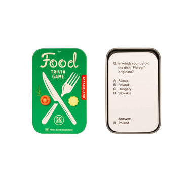 Kikkerland Food Trivia Game