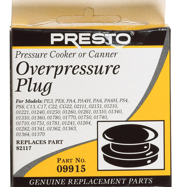 Presto Rubber Pressure Cooker/Canner Over Pressure Plug